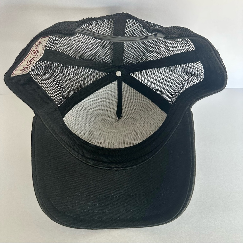Goorin Bros Bandit Raccoon Patch Trucker Hat Black Animal Farm Cap snapback OS - Picture 12 of 14